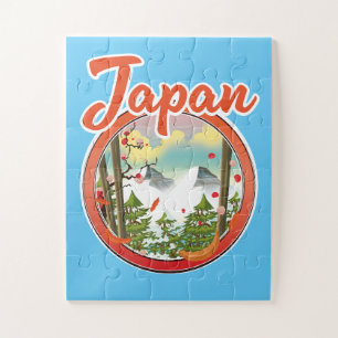 Puzzle logotipo de viaje a Japón
