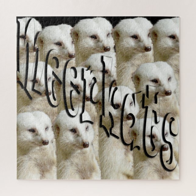 Puzzle Logotipo del ejército de Meerkat, (Vertical)