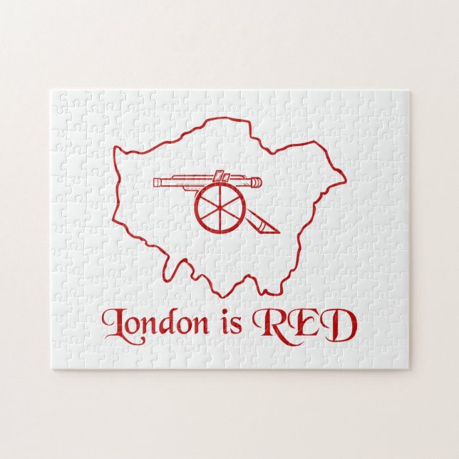 Puzzle London Es Rojo Arsenal  (Horizontal)