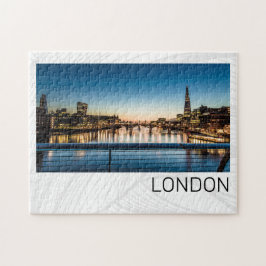 Puzzle London Uk Skyline Reino Unido Inglaterra Souvenir
