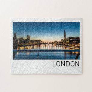 Puzzle London Uk Skyline Reino Unido Inglaterra Souvenir