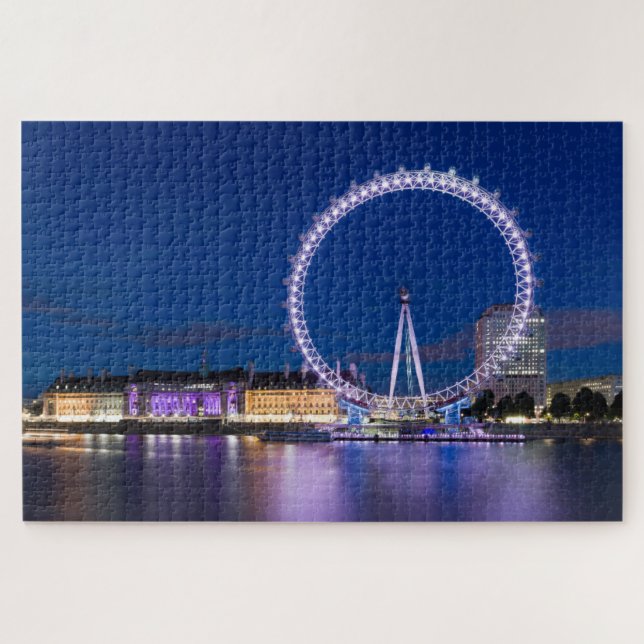 PUZZLE LONDRES OJO FERRIS RUEDA POR NOCHE (Horizontal)