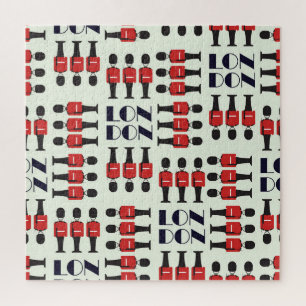 Puzzle Londres, soldados, patrón sin fisuras