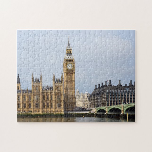 Puzzle Londres y Big Ben Clock, Westminster/Inglaterra (Horizontal)