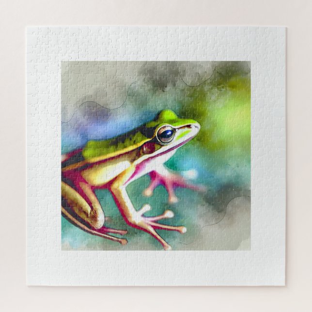 Puzzle Long legged frog 100924AREF149 - Watercolor (Vertical)
