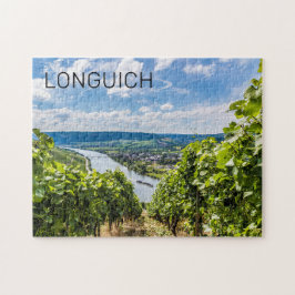 Puzzle Longuich Moselle Vineyard Panorama Alemania