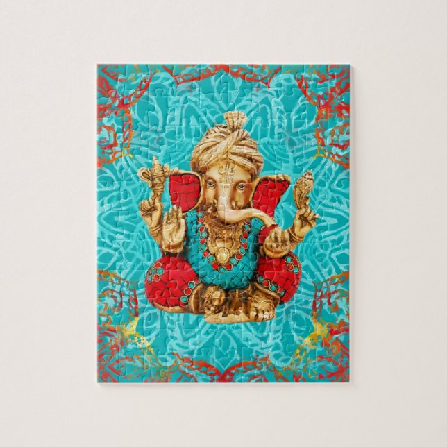 Puzzle Lord Ganesha - Medios Mixtos (Vertical)