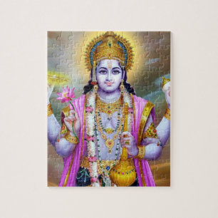 Puzzle Lord Vishnu Floral Bella Artes