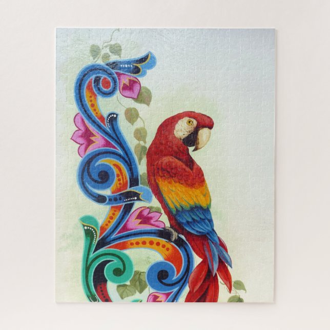 Puzzle loro colorido (Vertical)