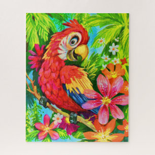 Puzzle loro colorido brillante