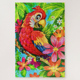 Puzzle loro colorido brillante
