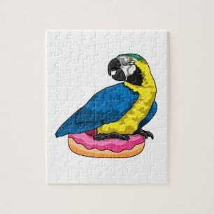 Puzzle Loro con donut
