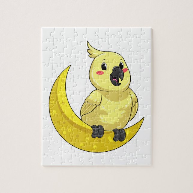 Puzzle Loro con luna (Vertical)