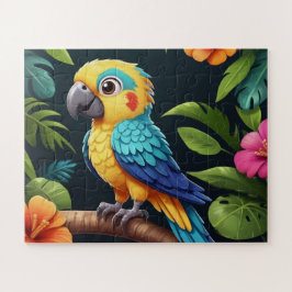 Puzzle Loro de color