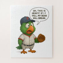 loro divertido béisbol