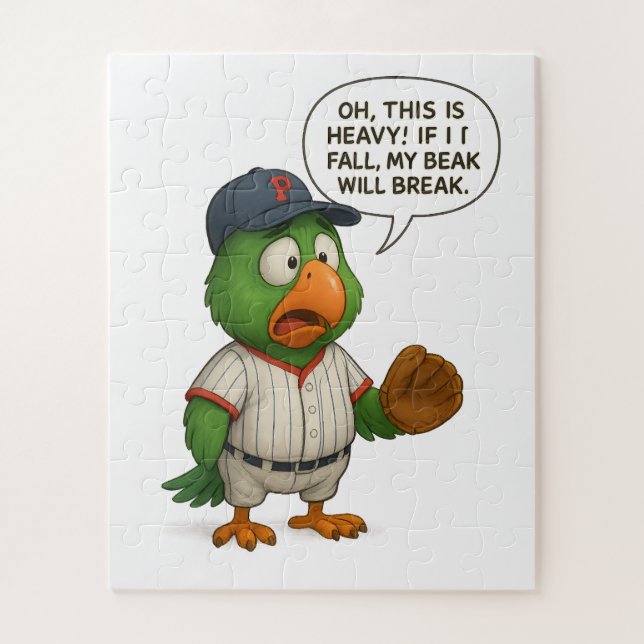 Puzzle loro divertido béisbol (Vertical)
