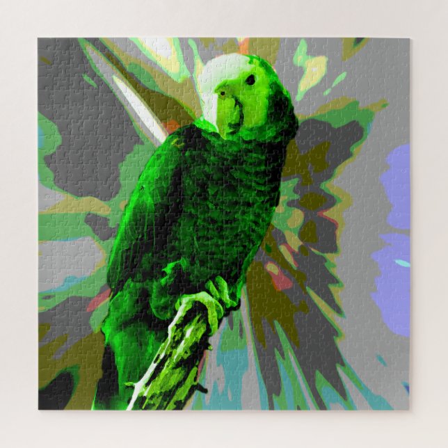 Puzzle Loro verde 6537 (Vertical)