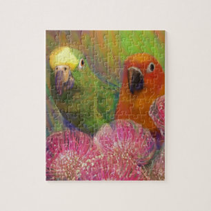 Puzzle Loros de Sun Conures