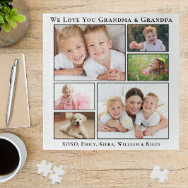 Puzzle Los abuelos aman tu foto personalizada