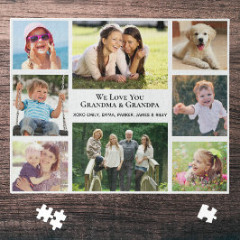 Puzzle Los abuelos te aman 8 Collages de fotos personaliz
