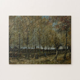 Puzzle Los álamos acercan a Nuenen de Vincent van Gogh