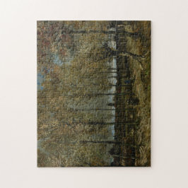 Puzzle Los álamos acercan a Nuenen de Vincent van Gogh