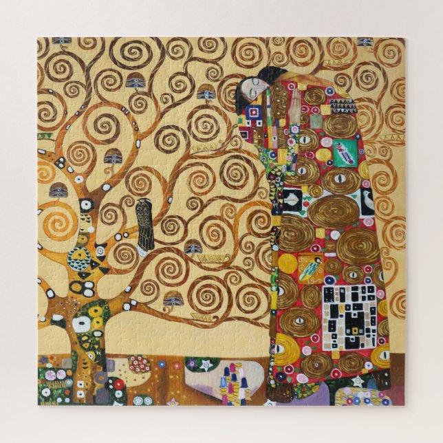 Puzzle Los amantes del árbol de la vida | Gustav Klimt | (Vertical)