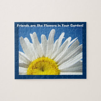 Puzzle ¡Los amigos son como las flores en tu jardín!