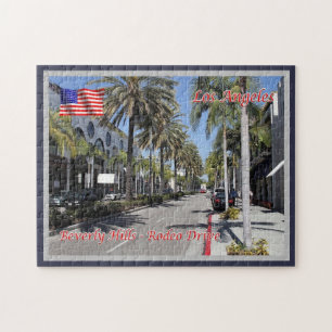 Puzzle Los Ángeles - Beverly Hills - Rodeo Drive - EE.UU.