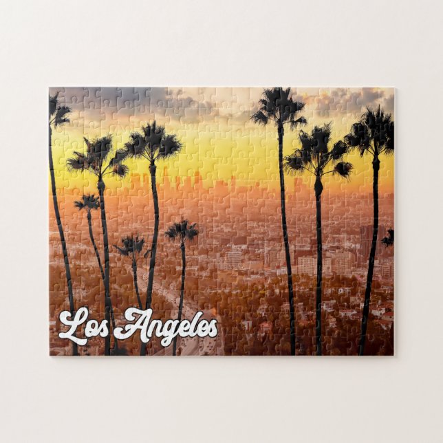 Puzzle Los Ángeles, California, EE. UU. (Horizontal)