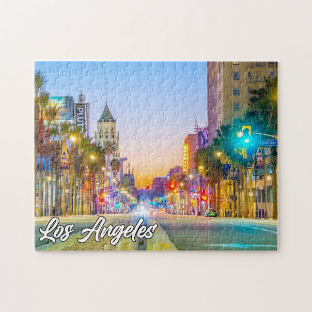 Puzzle Los Ángeles, California, Estados Unidos (Horizontal)
