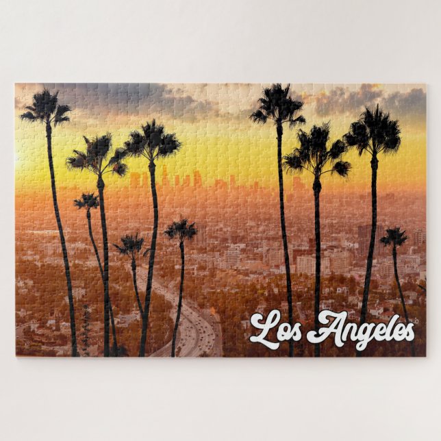 Puzzle Los Ángeles, California, Estados Unidos (Horizontal)