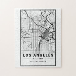 Puzzle Los Angeles California USA Cities Travel City Map