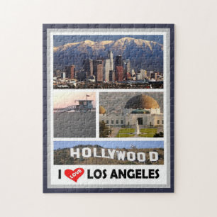 Puzzle Los Ángeles - I Love - Estados Unidos -