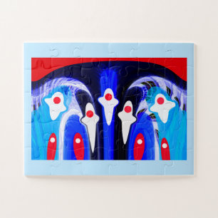 Puzzle Los ángeles que caen