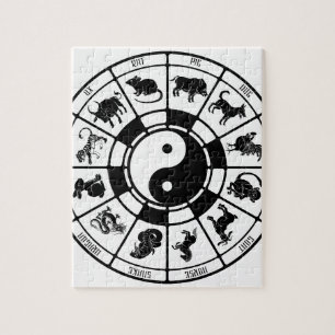 Puzzle Los animales chinos del zodiaco