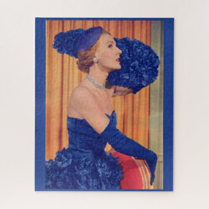 Puzzle Los años 1950 son hermosos en azul