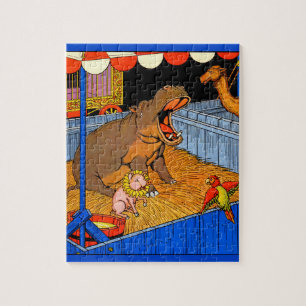 Puzzle los años 30 hippopotamus y amigos gritadores