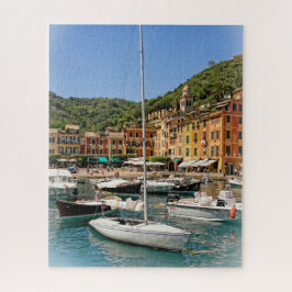 Puzzle Los barcos de Portofino, Italia - 16 x 20 pulgadas