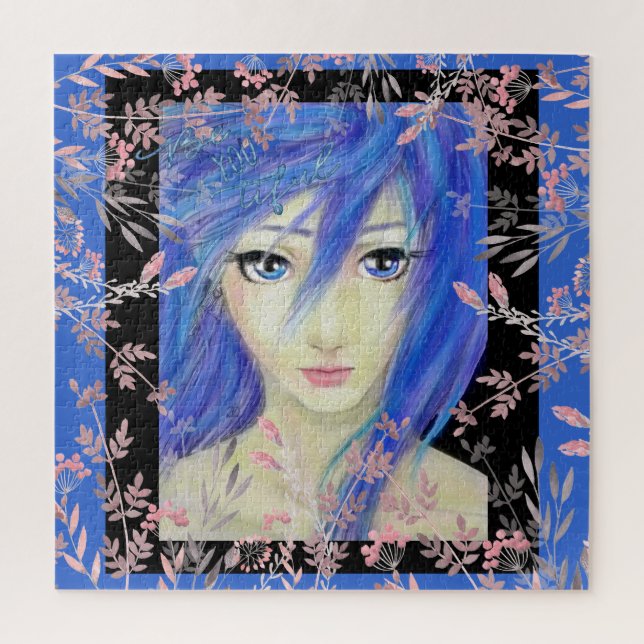 Puzzle Los Blues tienen un carácter original de anime (Vertical)