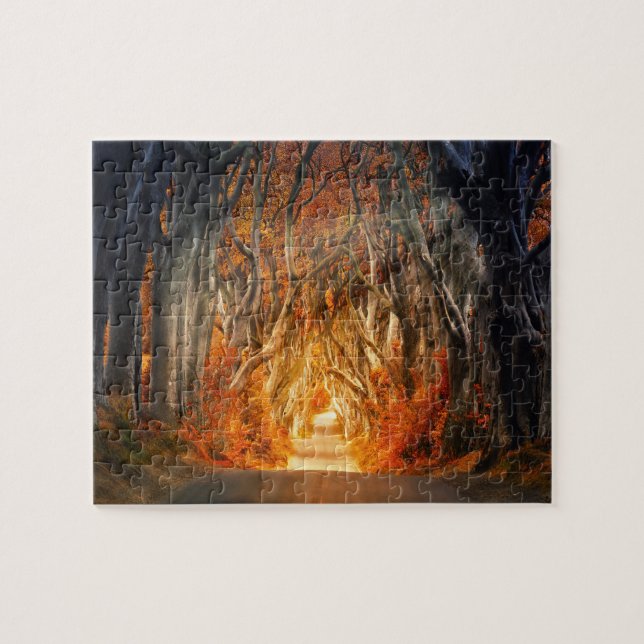 Puzzle Los Bordes Oscuros Antrim Ireland. (Horizontal)