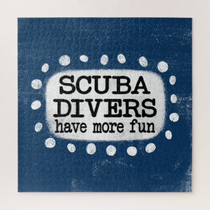 Puzzle Los buzos de Scuba se divierten con el rompecabeza