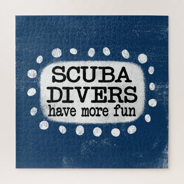 Puzzle Los buzos de Scuba se divierten con el rompecabeza (Vertical)