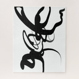 Puzzle Los buzos: Resumen en blanco y negro