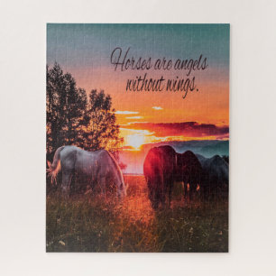 Puzzle Los caballos son ángeles sin alas
