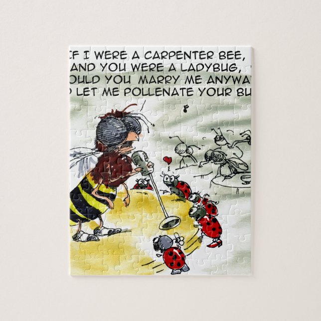 Puzzle Los cantantes de discotecas insectos son divertido (Vertical)