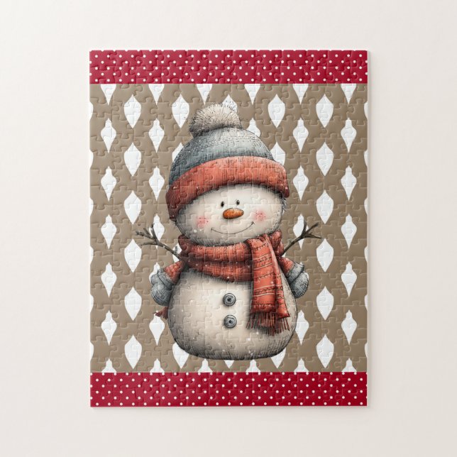 Puzzle Los caprichosos Navidades de Snowman (Vertical)