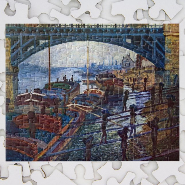 Puzzle Los Carboneros por Claude Monet (Subido por el creador)