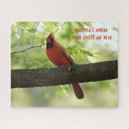 Puzzle ¡Los cardenales aparecen cuando los ángeles están