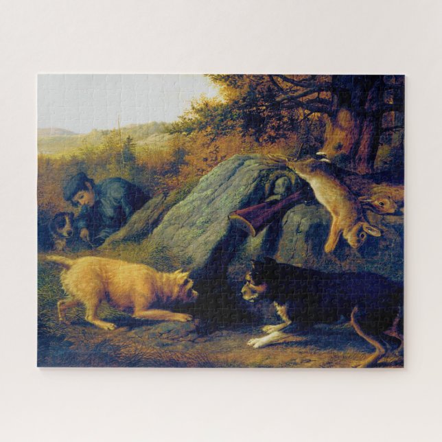 Puzzle Los cazadores de conejos Thomas Hewes Hinckley 185 (Horizontal)